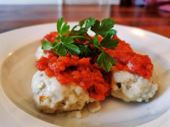 Polpettine di tacchino con il cuore filante