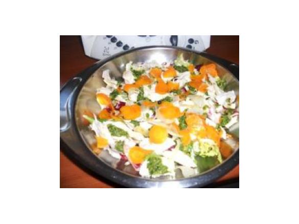 insalata di pollo con salsa verde