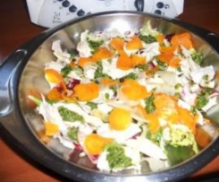 insalata di pollo con salsa verde