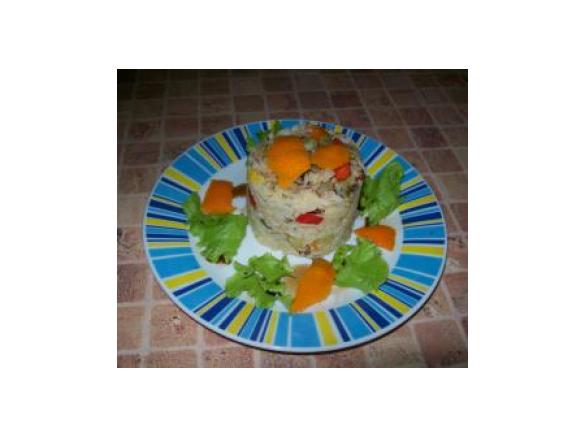 Riso con verdure all'arancia