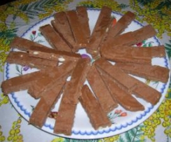 Biscotti veloci al cioccolato e mandorle (per riciclare le uova di Pasqua)