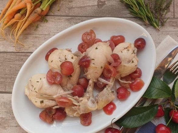 Pollo al varoma con le ciliegie - contest ciligie