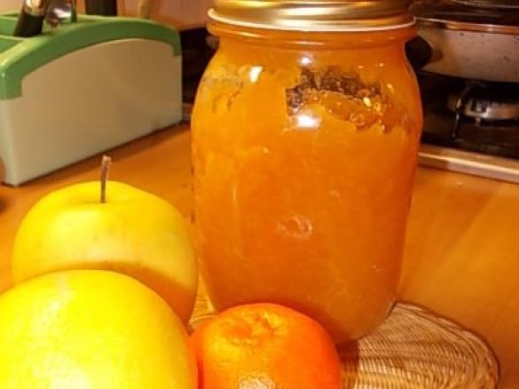 Marmellata di mandarini, mele e limone