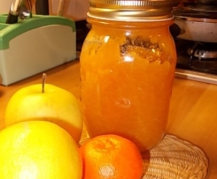 Marmellata di mandarini, mele e limone