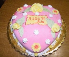 Torta a forma di cuore in PDZ setosa