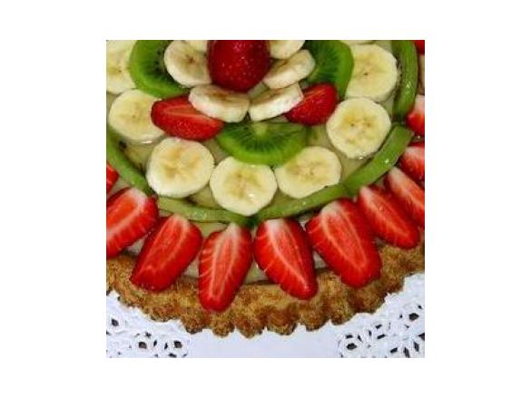Crostata morbida con frutta fresca