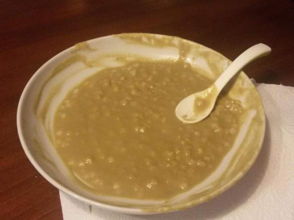 CREMA DI PATATE PISELLI E POLLO