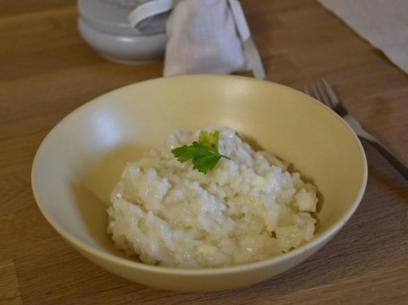 Risotto mele e taleggio
