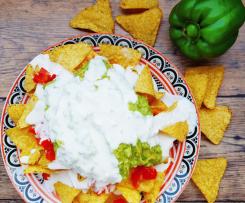 Nachos alla "Pedro" con finto guacamole