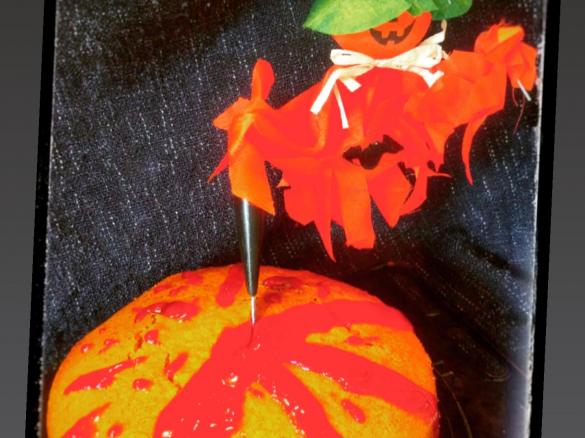 TORTA ASSASSINATA (variante di torta di zucca e grano saraceno) - staffetta Halloween
