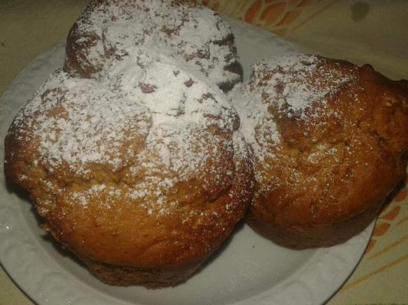 Muffins miele  e mandorle