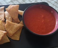 Crema di peperoni per Nachos