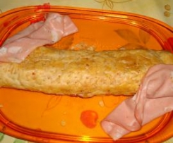 strudel rustico alla mortadella