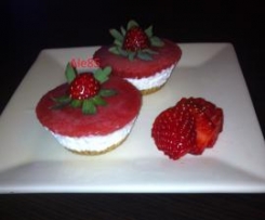 Mini cheesecake alle fragole