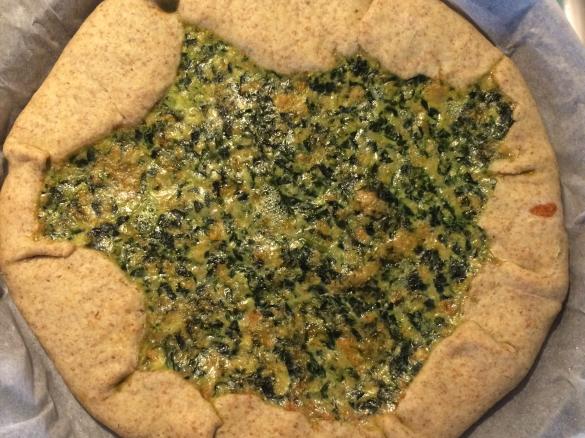 Tortino con spinaci