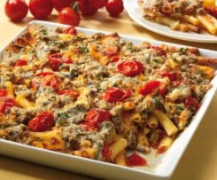 Maccheroncini al forno alla mediterranea