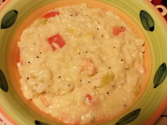 risotto kgp (kiwi-gamberetti-peperoni)
