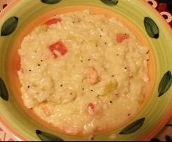risotto kgp (kiwi-gamberetti-peperoni)