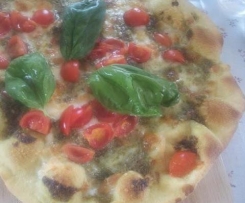 pizza sulla pietra