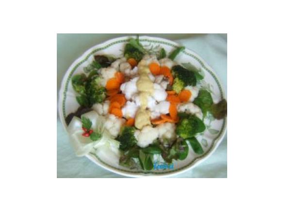 Coda di rospo con verdure 