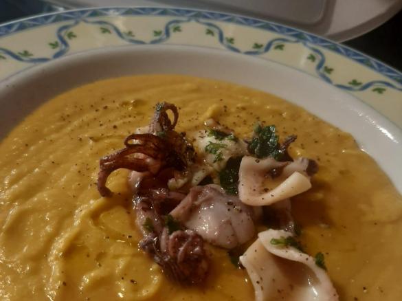 CREMA DI CECI E CALAMARI Cena Bimbyne)