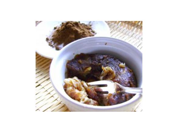 Puré di patate alla liquirizia con cuore filante