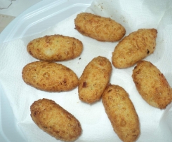 Crocchette di latte al salmone