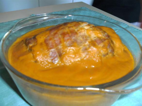 Arrosto di vitello in sugo di verdure