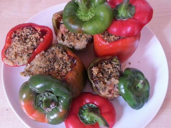 Peperoni al Gratin con ripieno a sorpresa