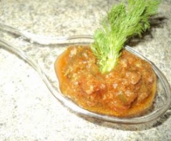 Ragù di verdure e polpo fresco