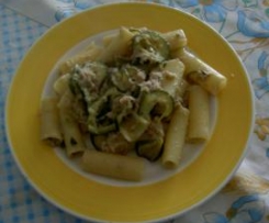 Rigatoni al tonno e zucchine