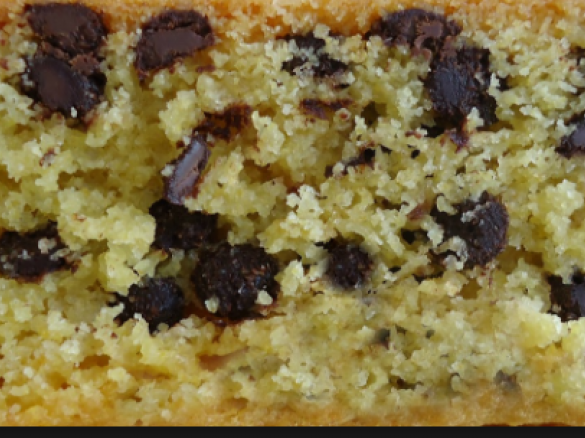 Torta rustica con cocco e gocce di cioccolata