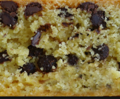 Torta rustica con cocco e gocce di cioccolata