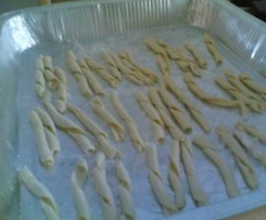 Fusilli di semola fatti in casa