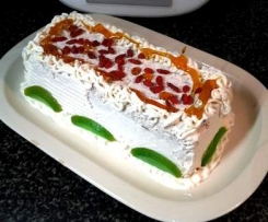  SEMIFREDDO  IRIDATO CON MERINGA MOKA senza glutine ,senza lattosio,vegetale CONTEST senza forno