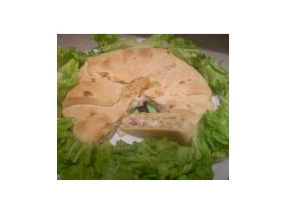 TORTA SALATA RIPIENA DI CEREALI e spek