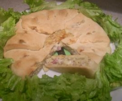 TORTA SALATA RIPIENA DI CEREALI e spek