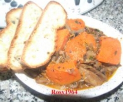 Zuppa di funghi e zucca