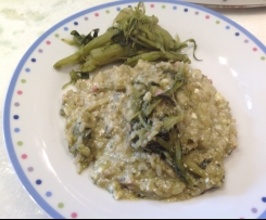 Riso integrale Puntarelle e Pancetta