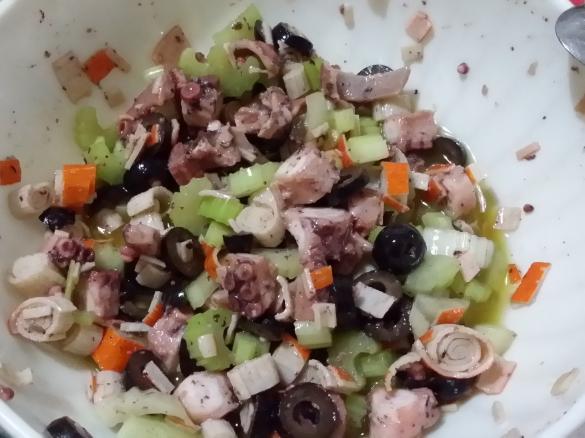 Polpo all'insalata