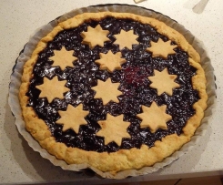 Crostata con frolla al vino senza burro e uova