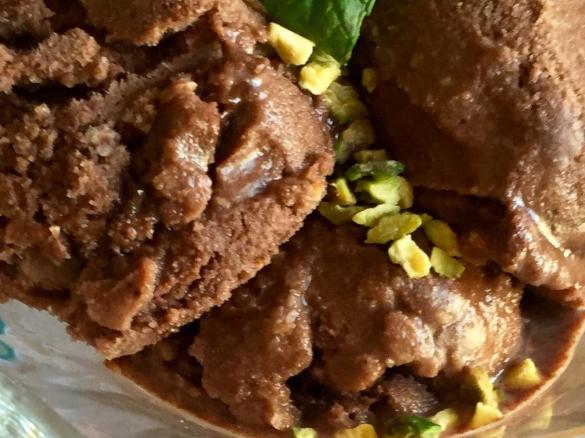 Gelato veloce al cacao tipo "bacio"