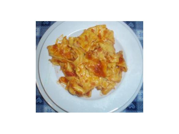 Maltagliati al profumo di aglio e prezzemolo della maestra Paola Naldoni