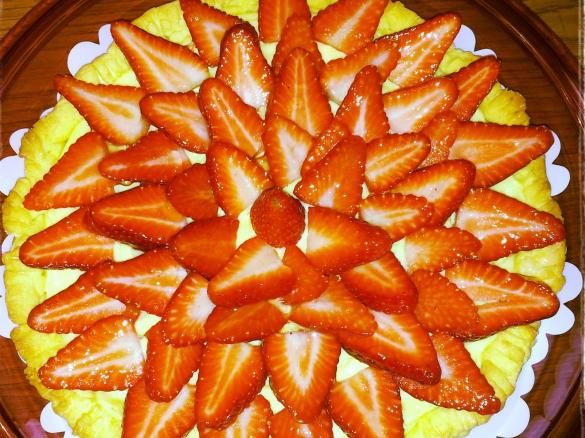 crostata di fragole
