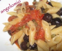 Pennette alla puttanesca