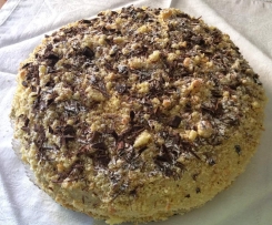 Torta mimosa al caffè e anice