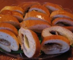 Rotoli di pan brioche