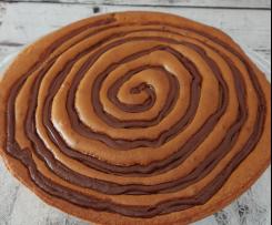 Torta girella alla nutella