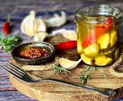 Spicchi di aglio confit sottovuoto