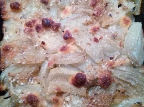 finocchi e patate gratini. (veloci)